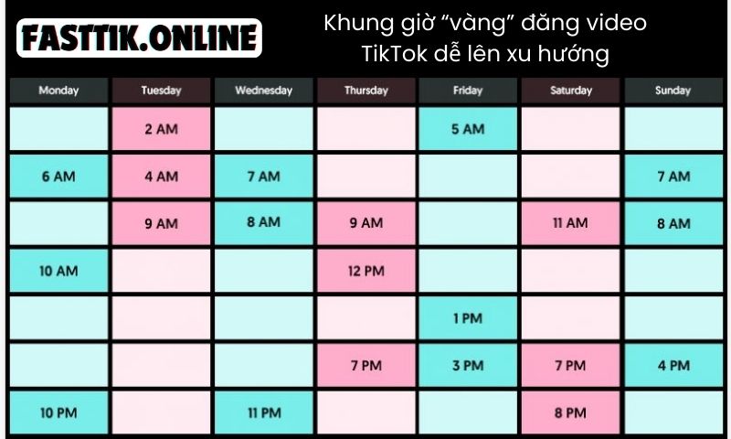Khung giờ “vàng” đăng video TikTok dễ lên xu hướng