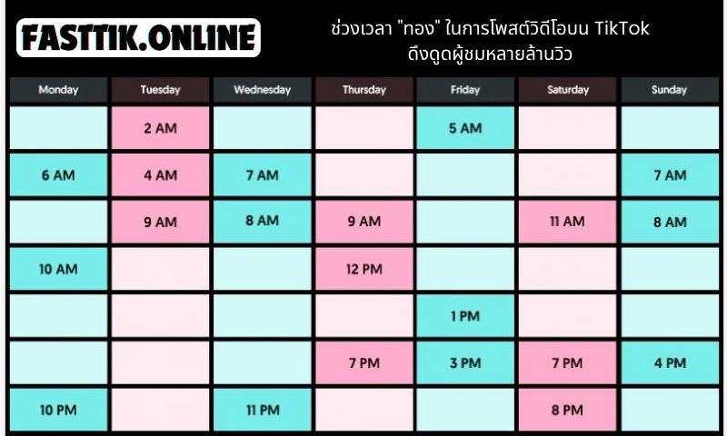 ช่วงเวลา "ทอง" ในการโพสต์วิดีโอบน TikTok ดึงดูดผู้ชมหลายล้านวิว