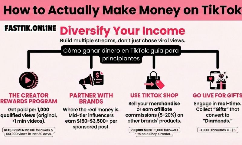 Cómo ganar dinero en TikTok