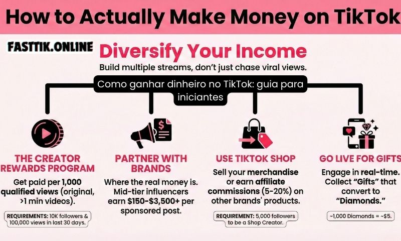 Como ganhar dinheiro no TikTok