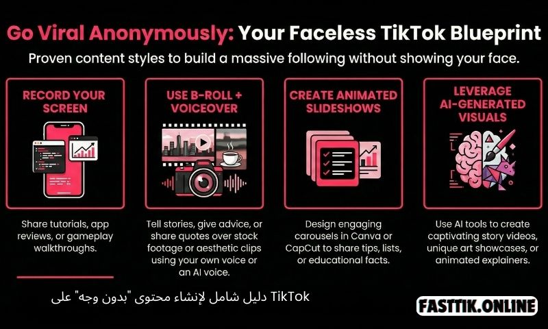 أفكار محتوى تيك توك مجهولة الهوية