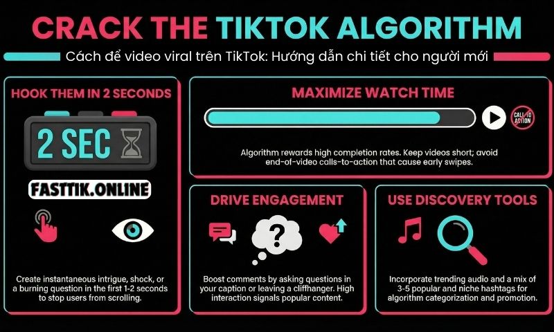 Cách để video viral trên TikTok